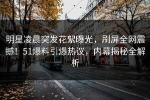 明星凌晨突发花絮曝光，刷屏全网震撼！51爆料引爆热议，内幕揭秘全解析
